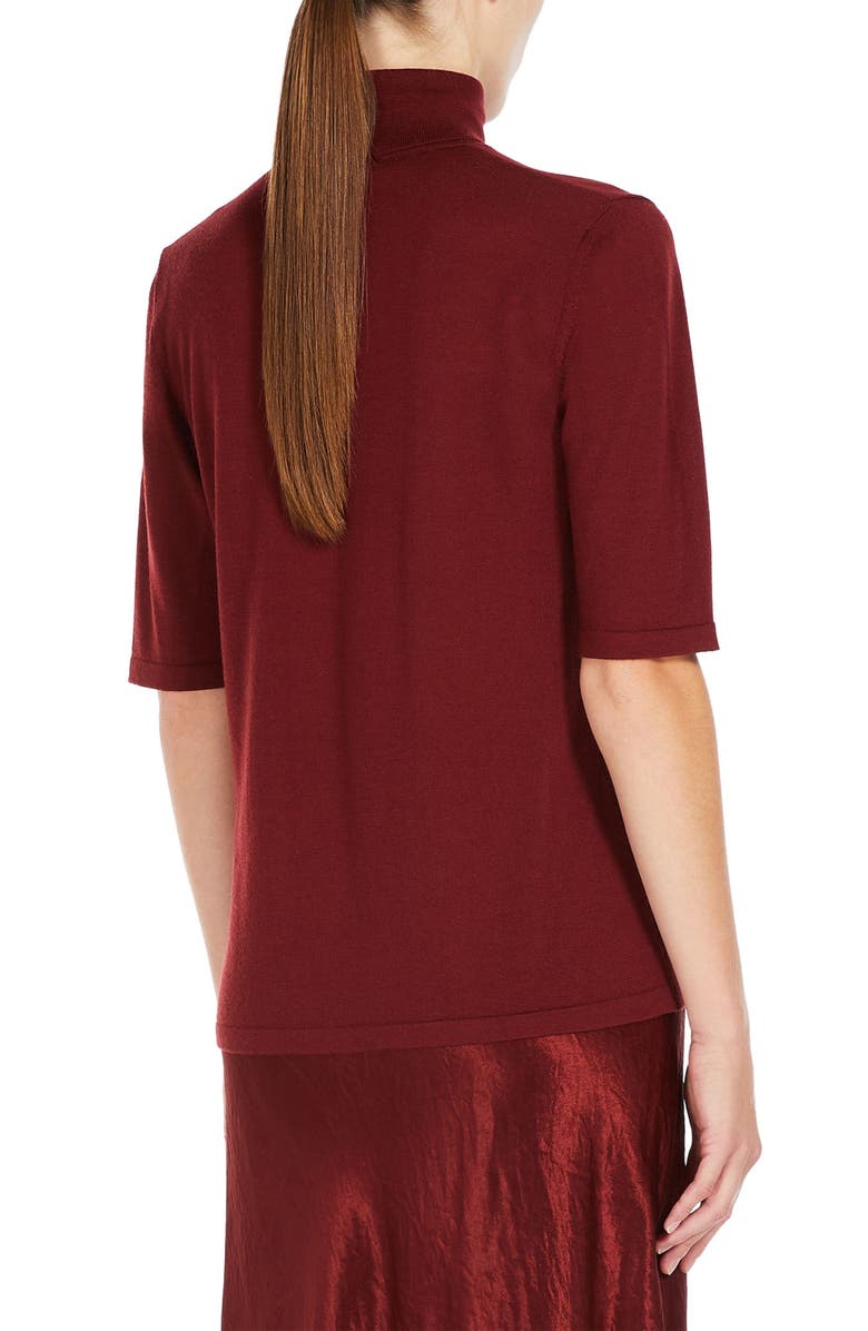 Max Mara Leisure Ubicato Wool Turtleneck Top, Alternate, color, 