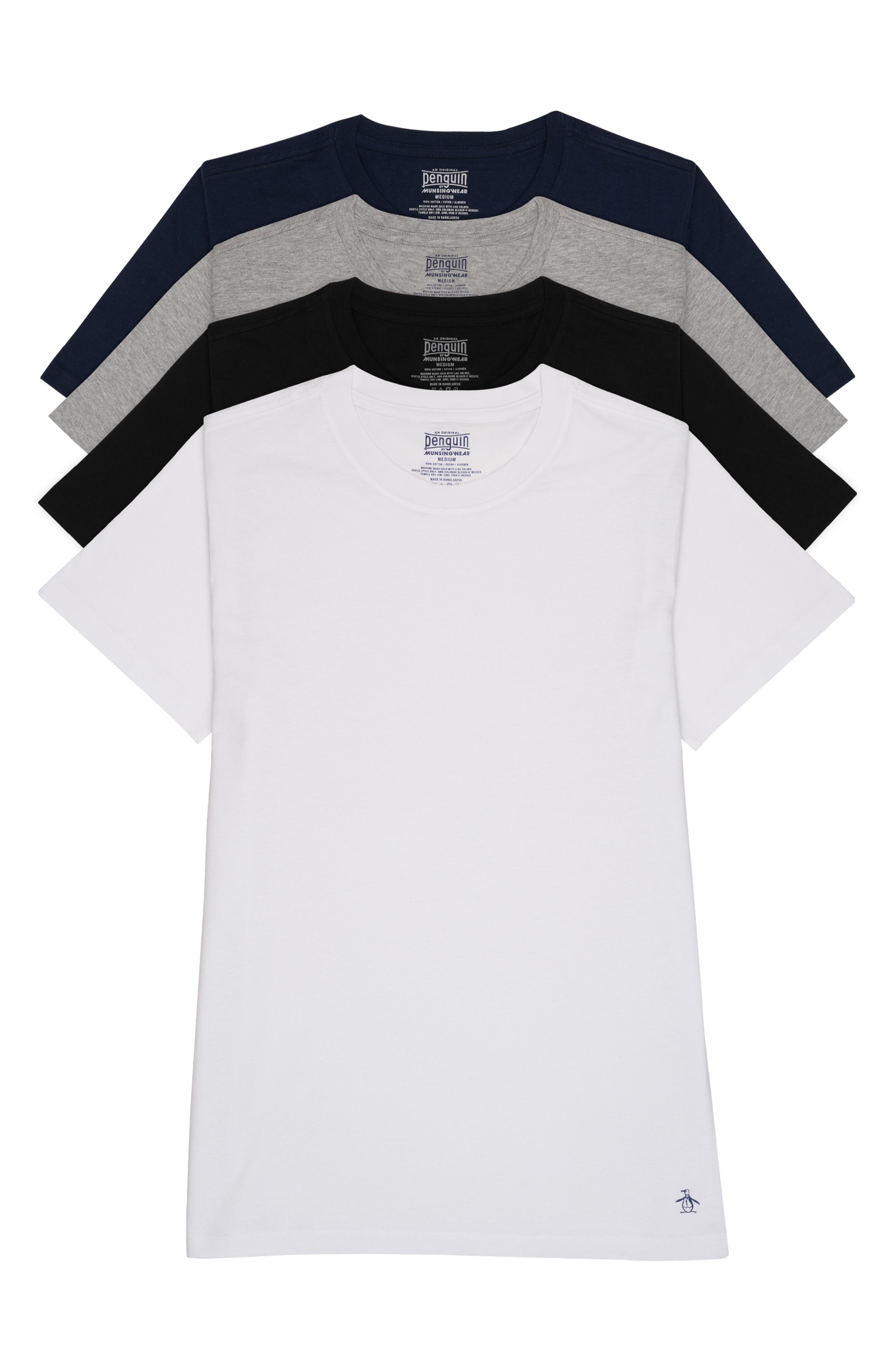 Original Penguin 4-Pack Cotton T-Shirts