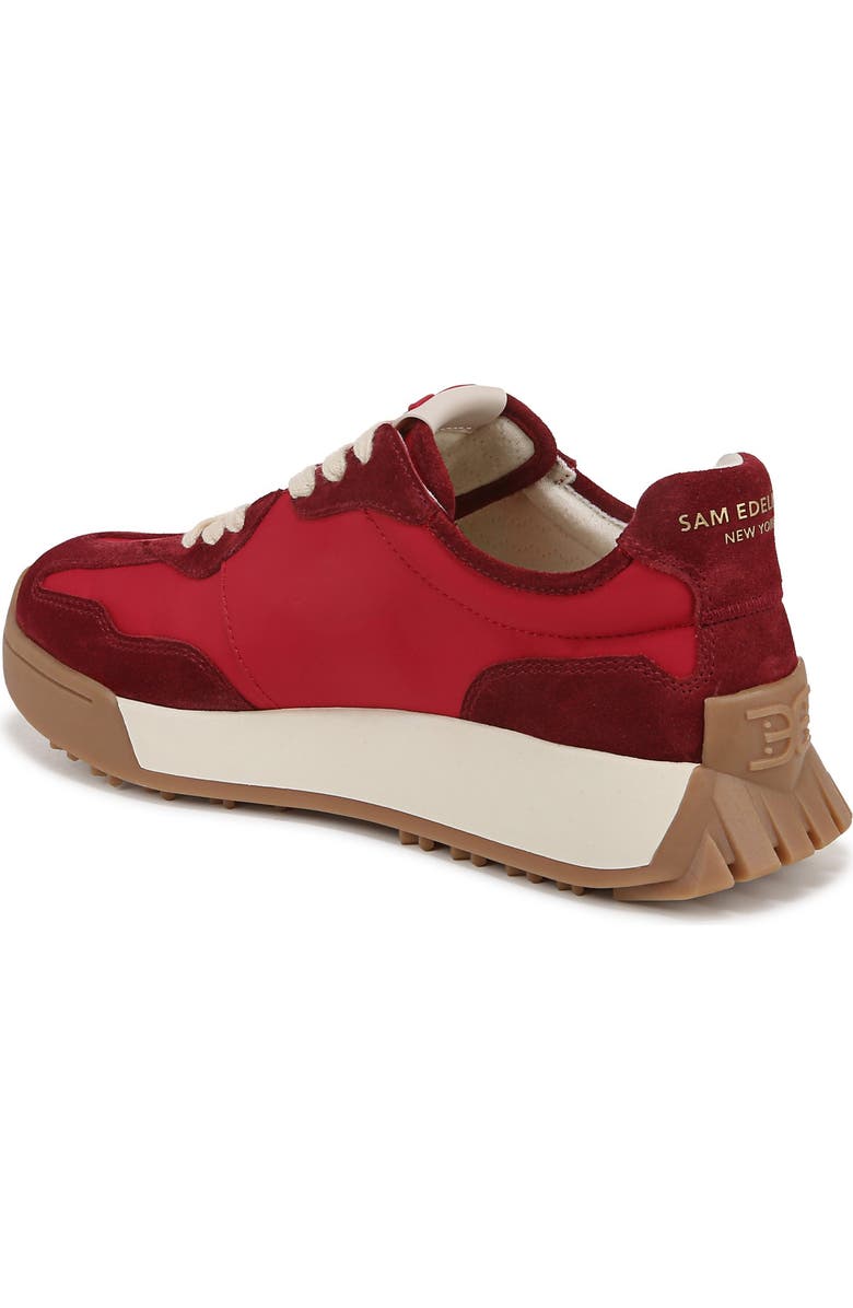 Sam Edelman Langley Sneaker, Alternate, color, Deep Scarlet