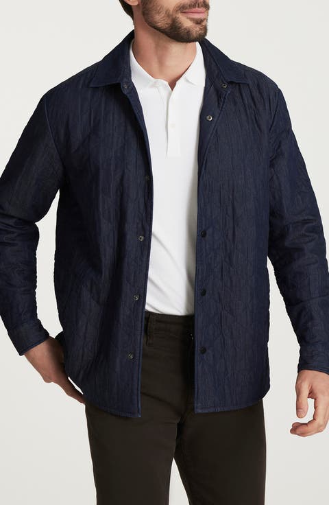 Quilted Denim Overshirt