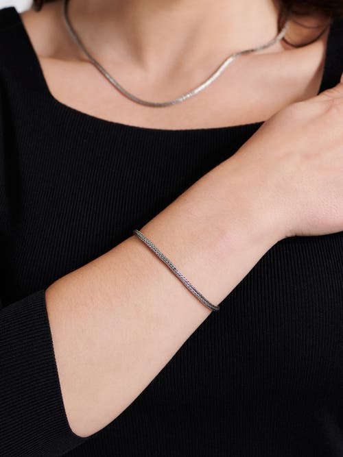 Devata Foxtail Chain Bracelet In Metallic