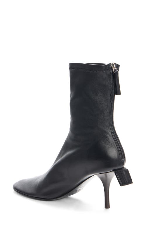 Acne Studios Back Tab Bootie In Animal Print