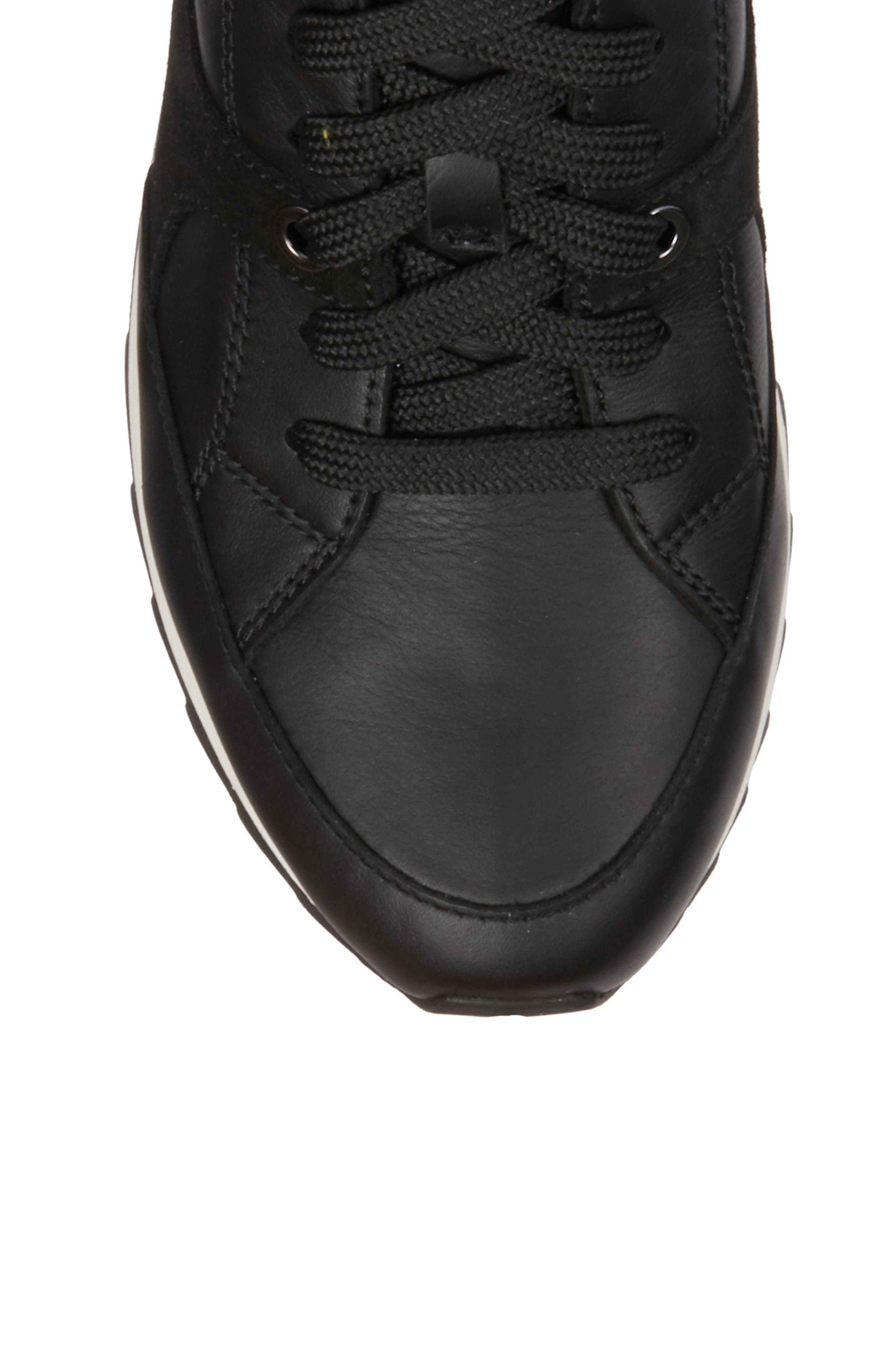 Geox Aneko Amphibiox Waterproof Faux Fur Trim Sneaker, Alternate, color, 