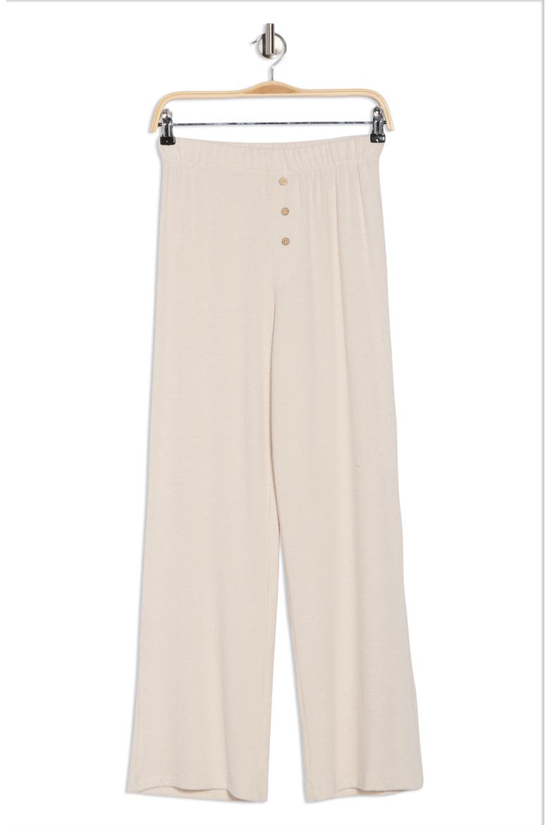Brushed Knit Pull-On Pants, Alternate, color, OATMEAL