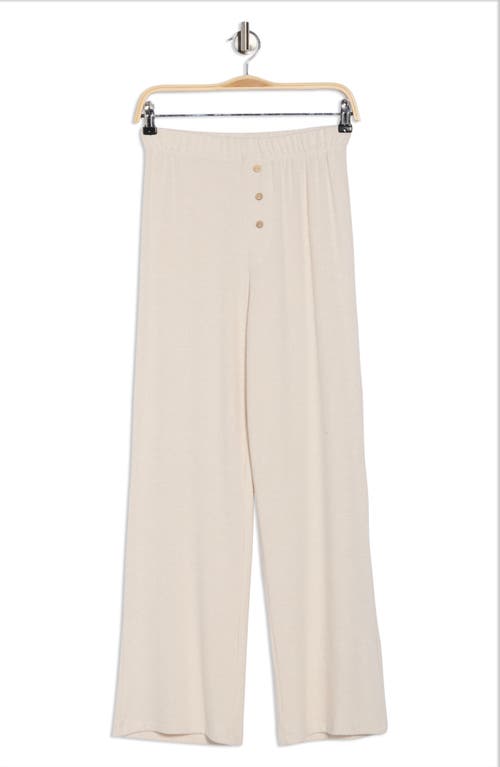 Renee C Brushed Knit Pull-on Pants In White