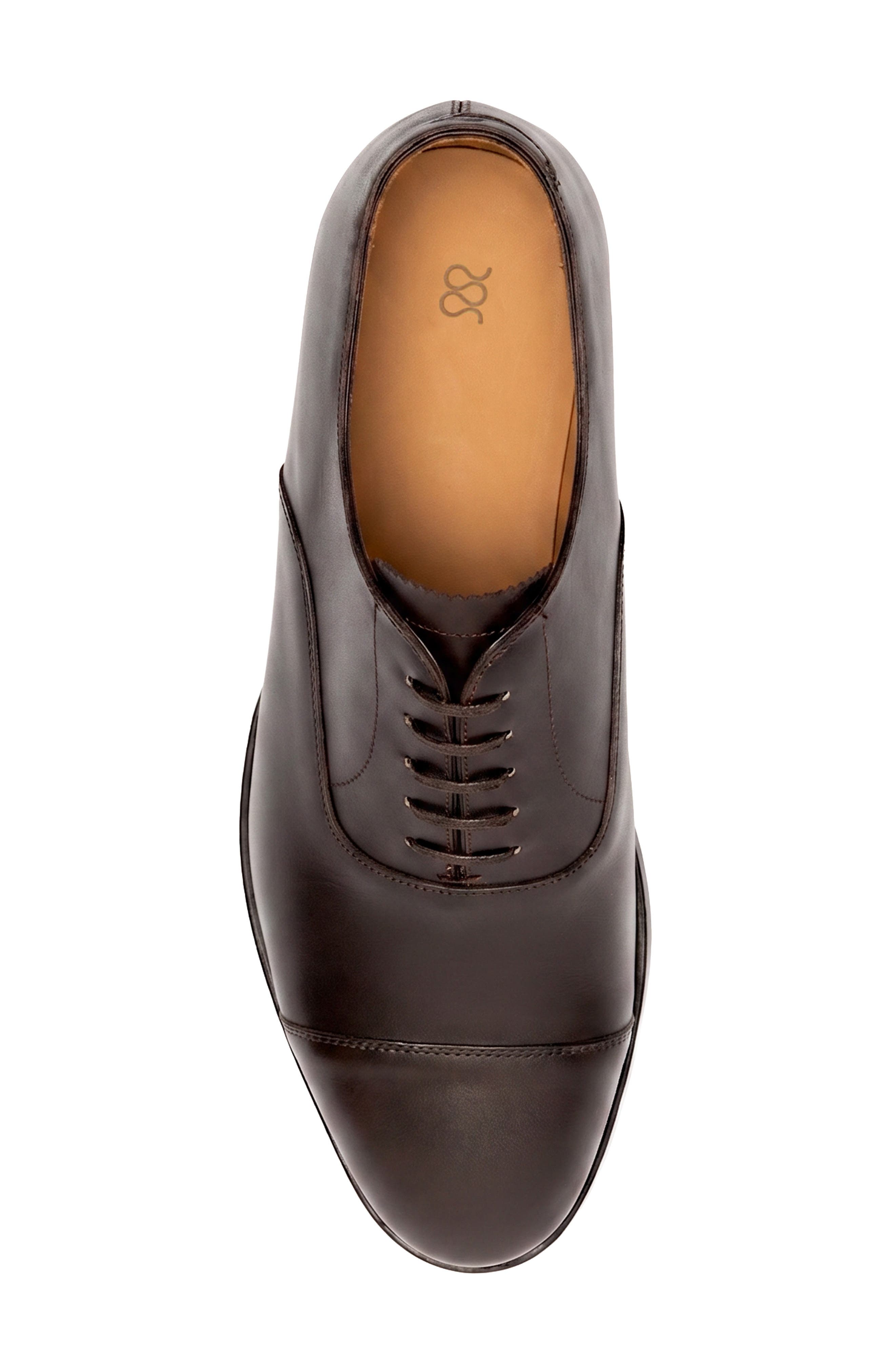 The Cap Toe Oxford, Alternate, color, BROWN CALF