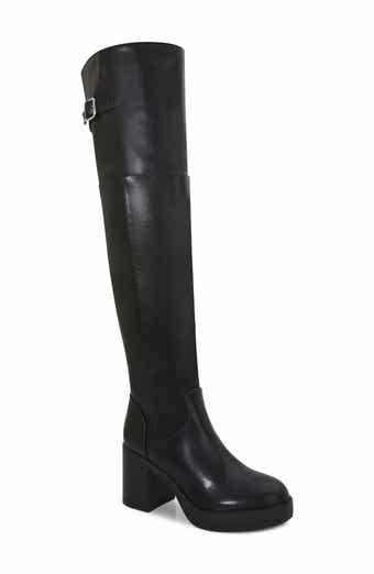 Banks Over the Knee Faux Leather Boot