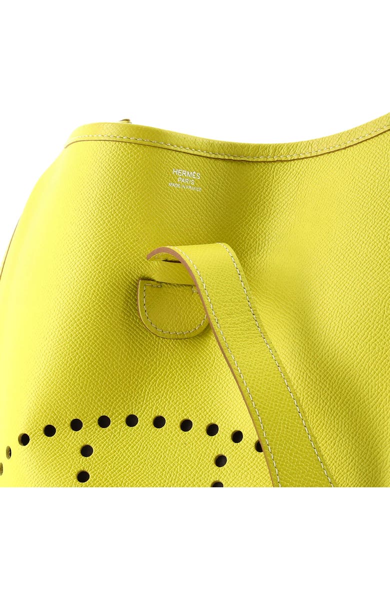 Pre-Owned Hermes Evelyne Bag Gen III Epsom PM, Alternate, color, Lime