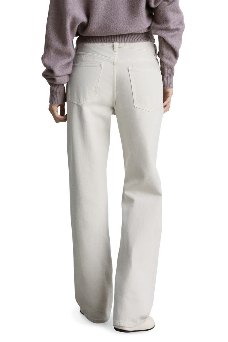 High Waist Straight Leg Jeans, Alternate, color, LIGHT/ PASTEL GREY