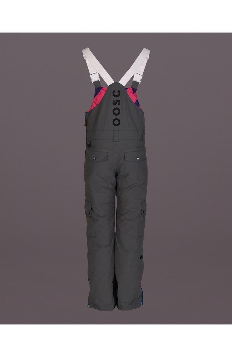OOSC Yeh Man Men's Ski & Snowboard Bib Pant - Grey, Alternate, color, Grey