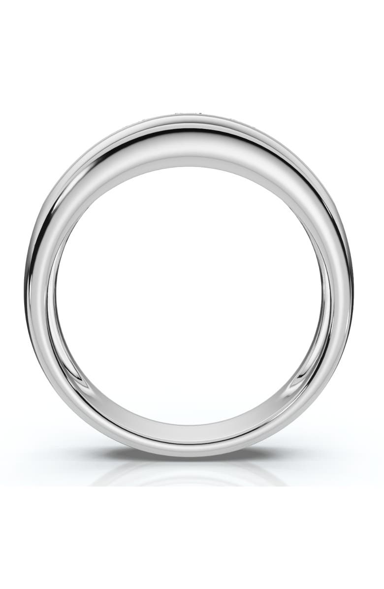 Bliss Diamond 3/4Ct Men's Diamond 5-Stone Wedding Ring Channel Set 10k Gold Lab Grown, Alternate, color, 10K White Gold