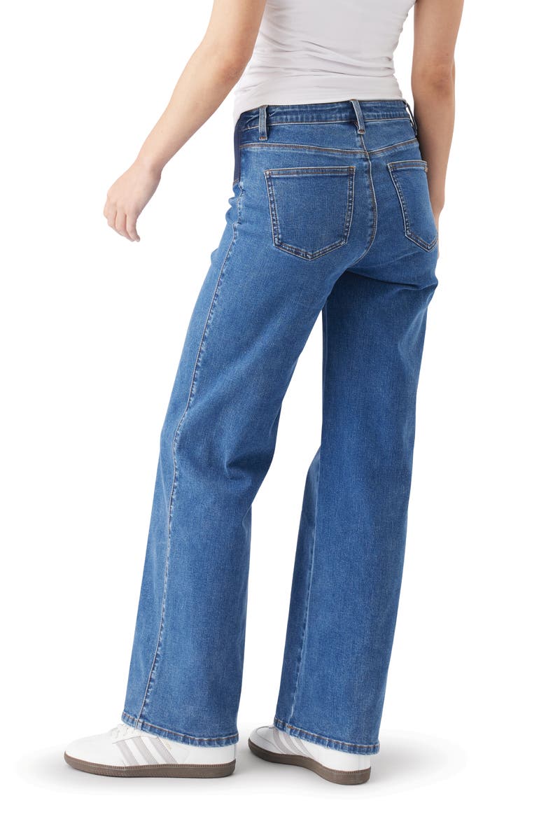 Kyle Wide Leg Under Tummy Maternity Jean, Alternate, color, True Blue