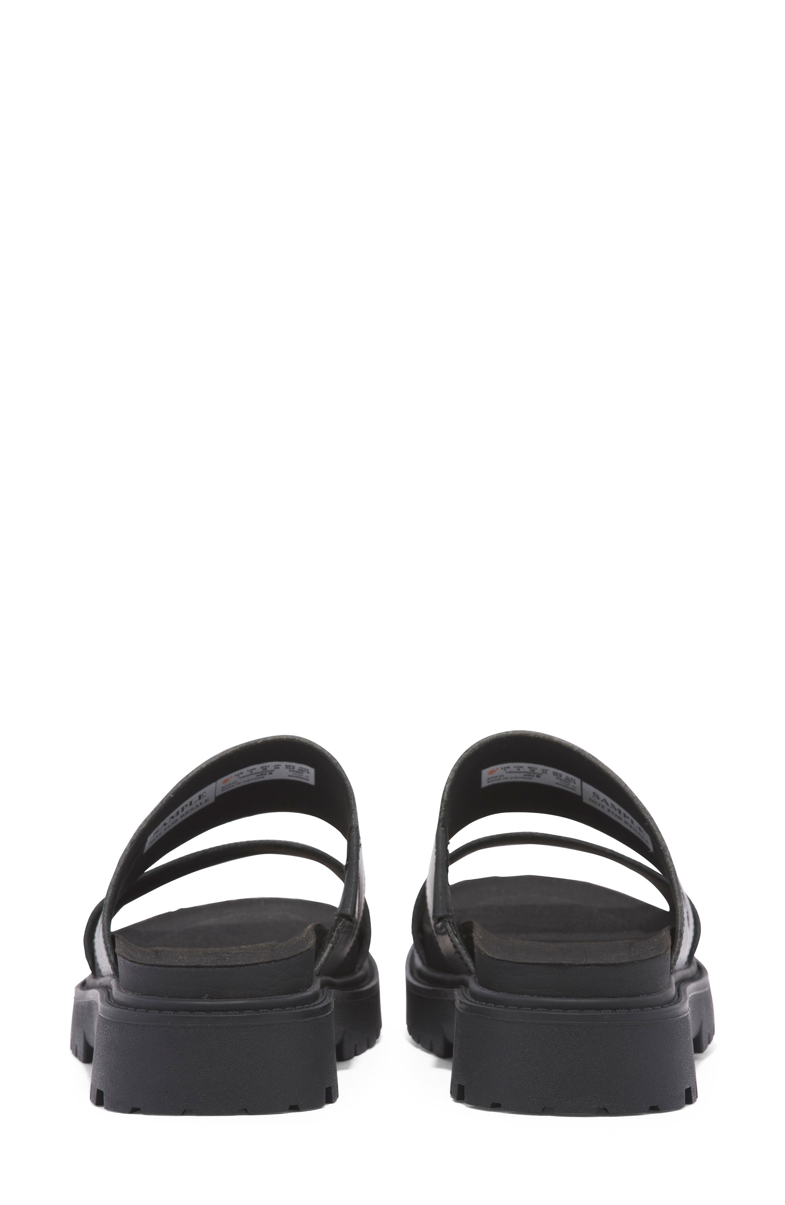 Timberland Clairemont Way Slide Sandal, Alternate, color, Black Full Grain