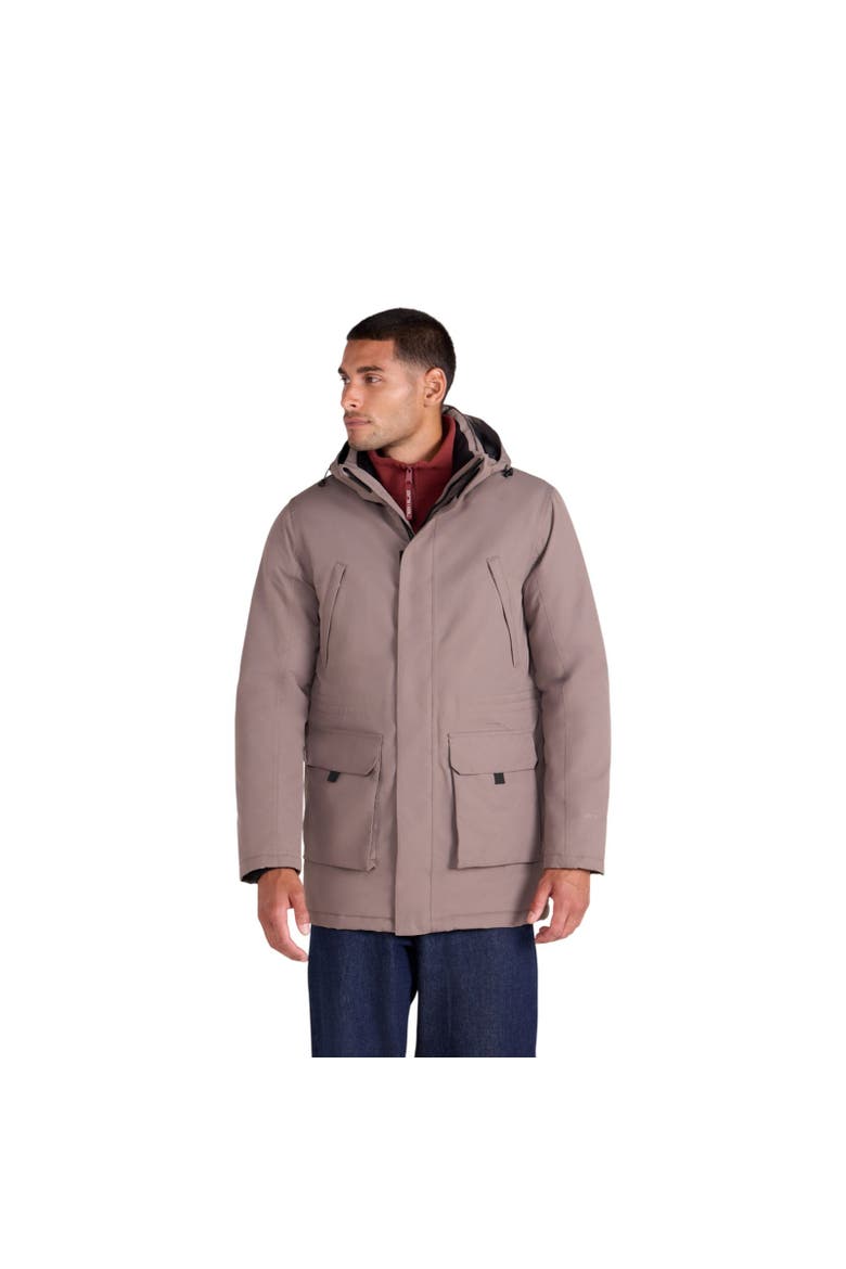 Jesper Logo Jacket, Alternate, color, Brown