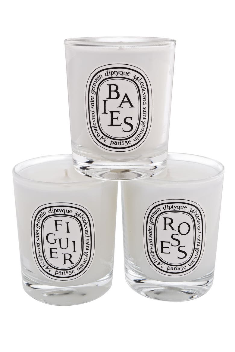 Mini Baies (Berries), Figuier (Fig) & Roses Candle Discovery Set, Main, color, NO COLORDNU