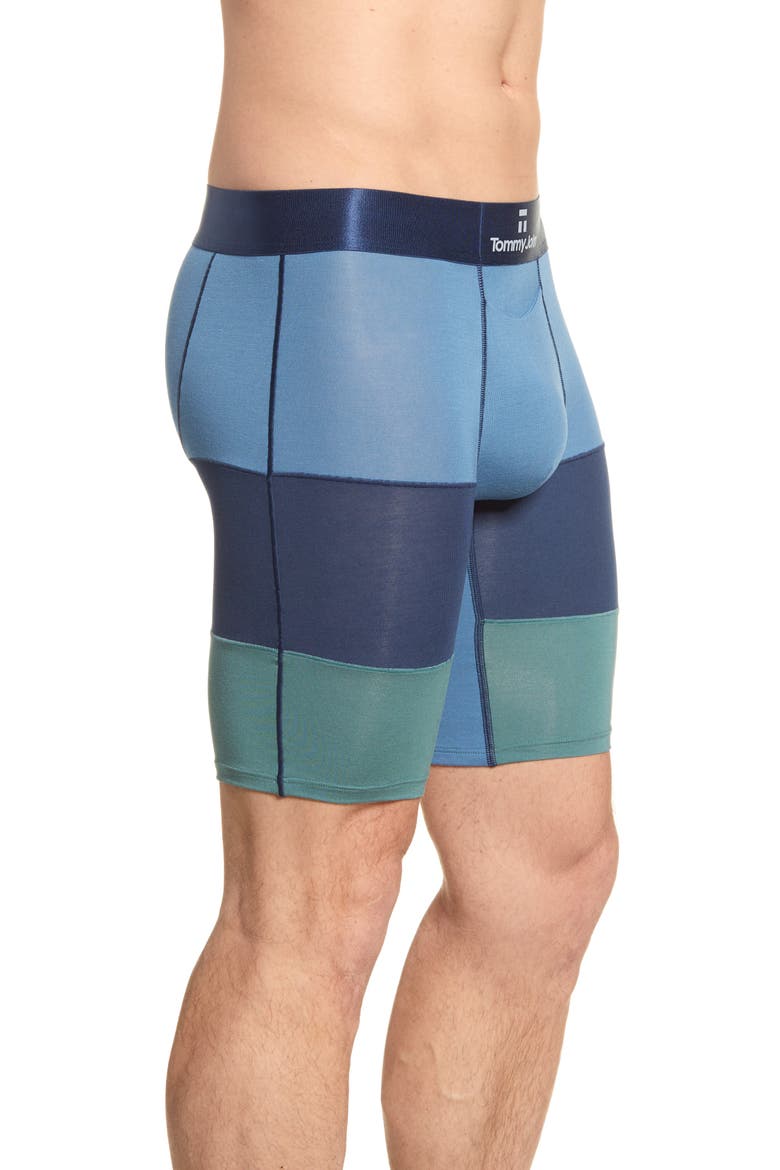 Second Skin Boxer Briefs, Alternate, color, STELLAR/ BLUE/ SILVER PINE