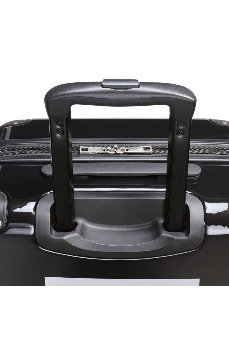 Karl in A Box Upright Suitcase, Alternate, color, Black