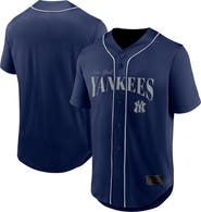 FANATICS Men's Fanatics Navy New York Yankees Franchise Button-Up Fashion Top