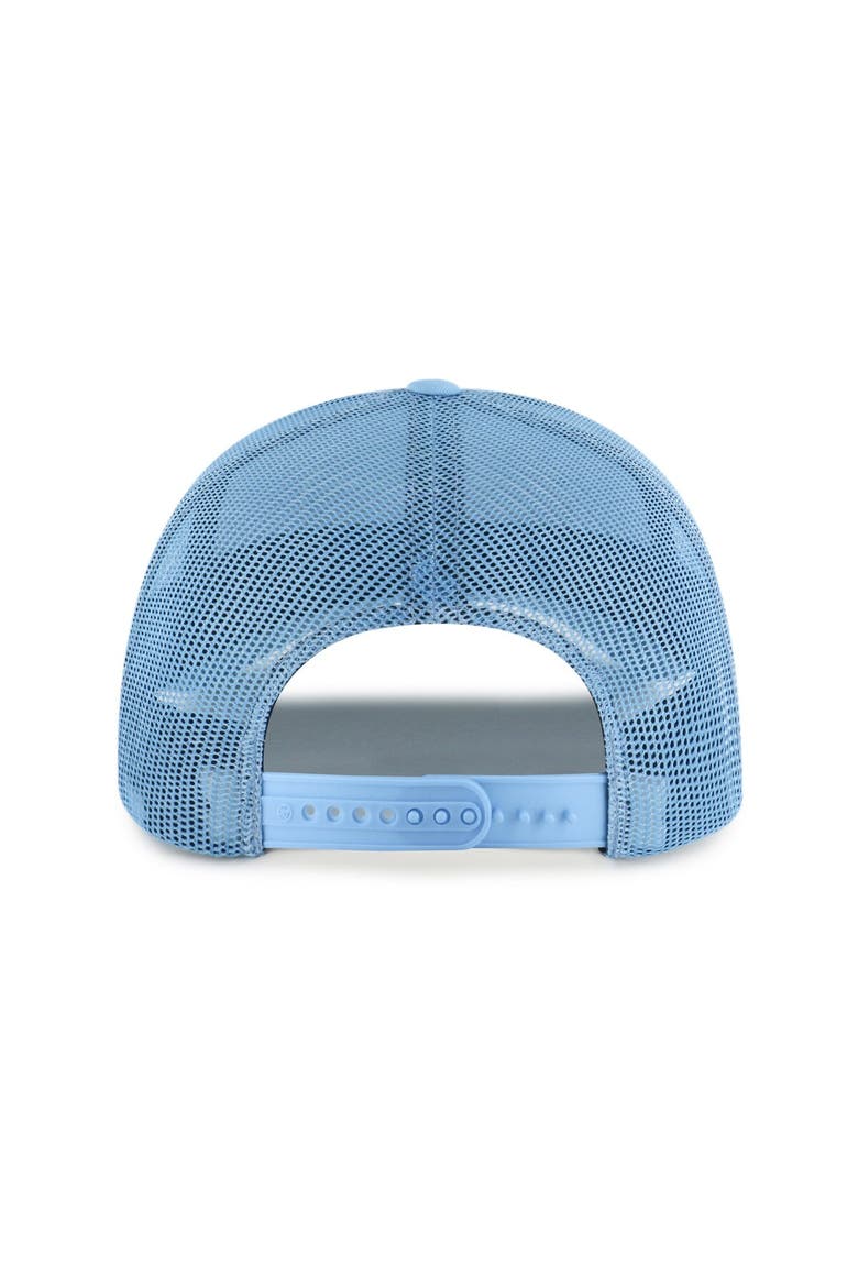 Men's '47  Carolina Blue North Carolina Tar Heels Leland Trucker Adjustable Hat, Alternate, color, Light Blue