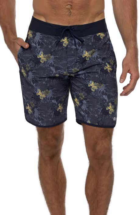 TravisMathew Becan Ruins Scallop Swim Trunks