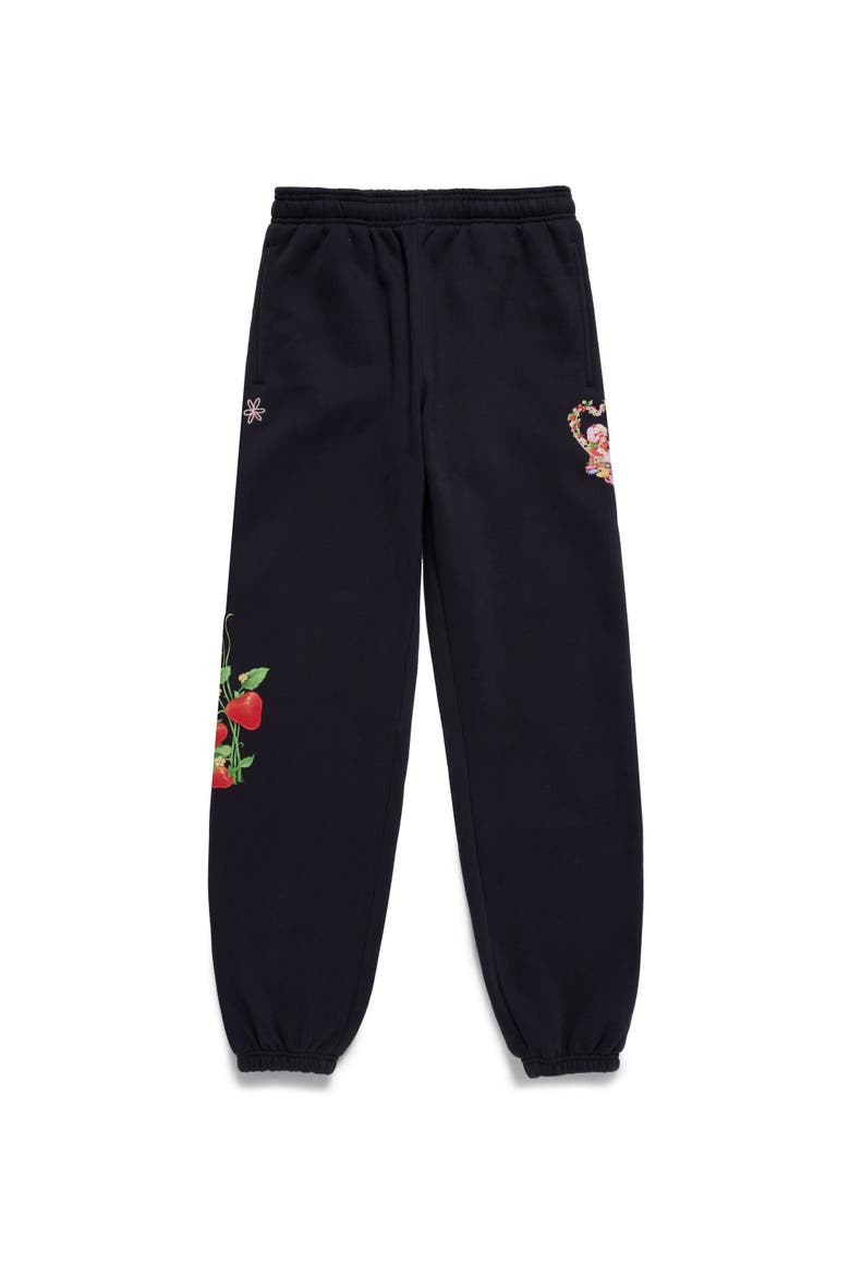 Life Is Sweet Sweatpants, Alternate, color, BLACK