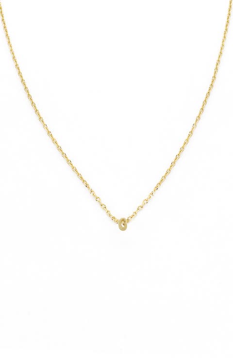 Bubble Initial Necklace