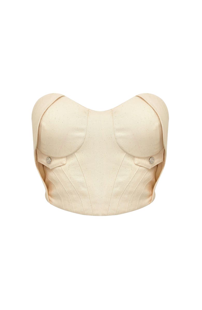 Jendue Chaby Strapless Corset, Alternate, color, Deep Blue