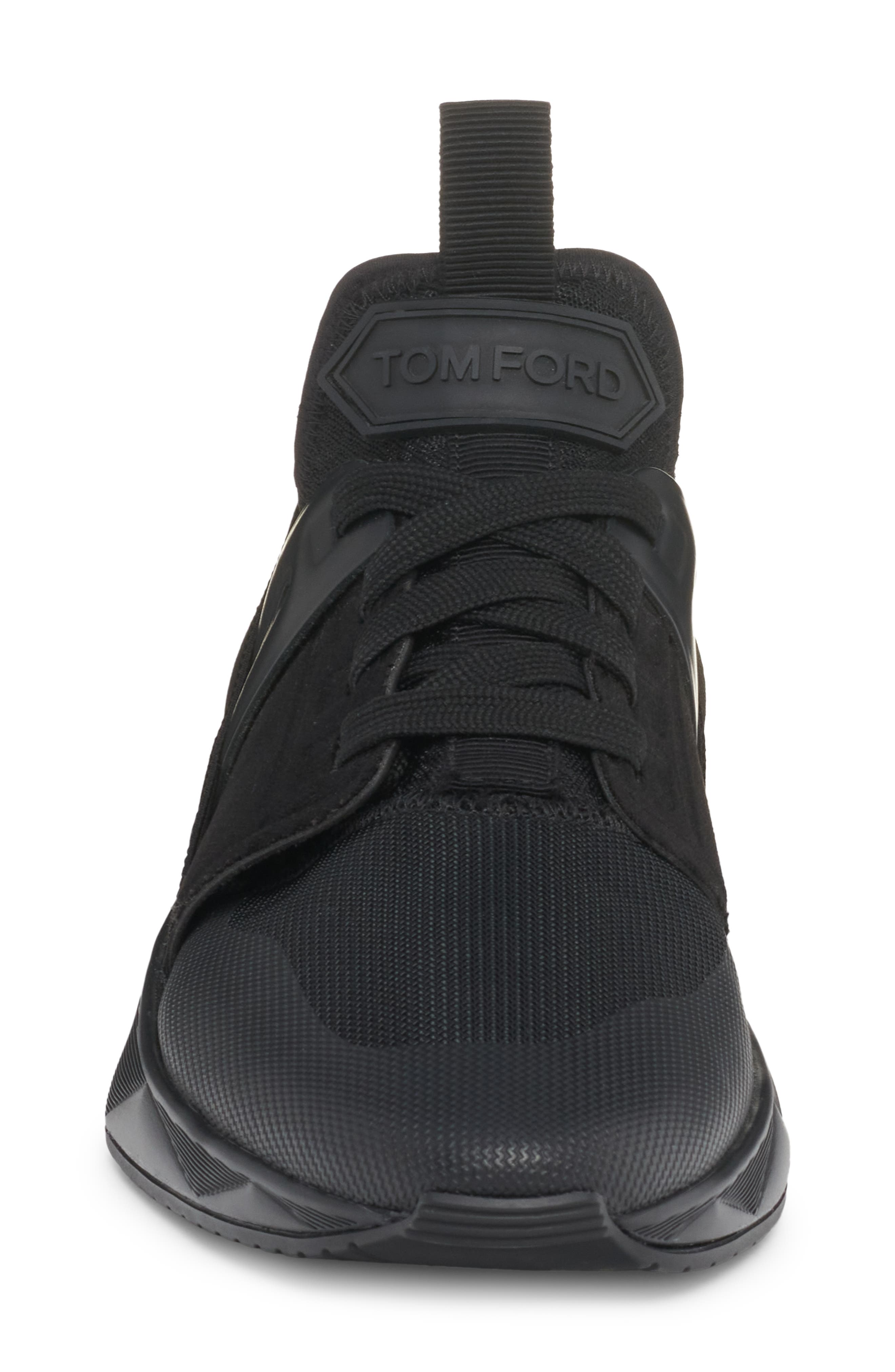 TOM FORD Mixed Media Sneaker, Alternate, color, 