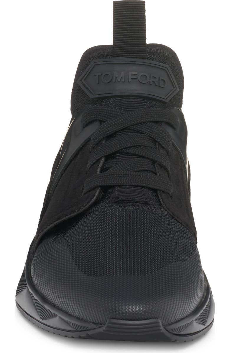 TOM FORD Mixed Media Sneaker, Alternate, color,