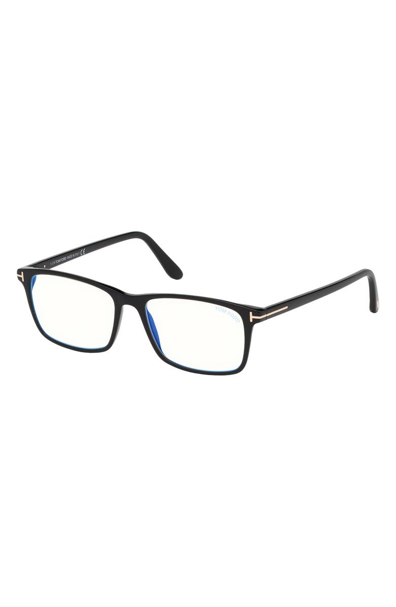 TOM FORD 54mm Blue Light Blocking Glasses, Alternate, color, 
