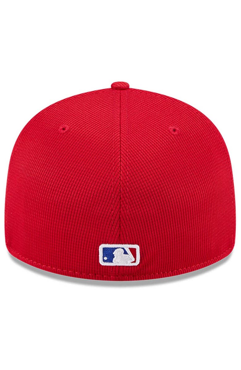 New Era Men's New Era Red Atlanta Braves City Connect Batting Practice Low Profile 59FIFTY Fitted Hat, Alternate, color, 