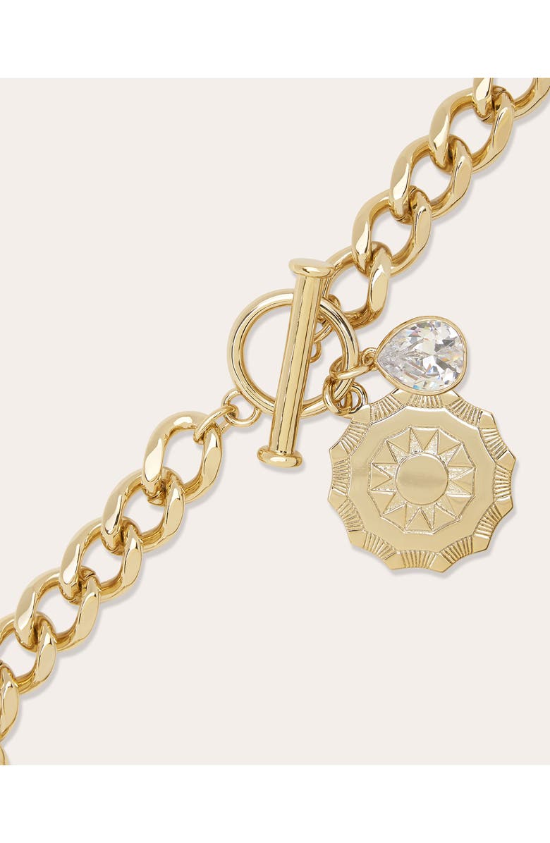 Ramy Brook Julieta Curb Chain Necklace, Alternate, color, Gold