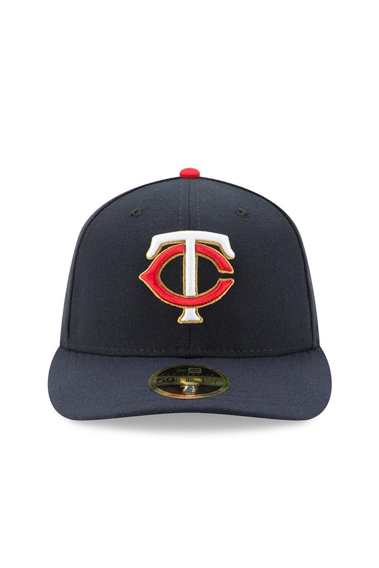Men's New Era Navy Minnesota Twins Alternate Authentic Collection On-Field Low Profile 59FIFTY Fitted Hat, Alternate, color, Navy