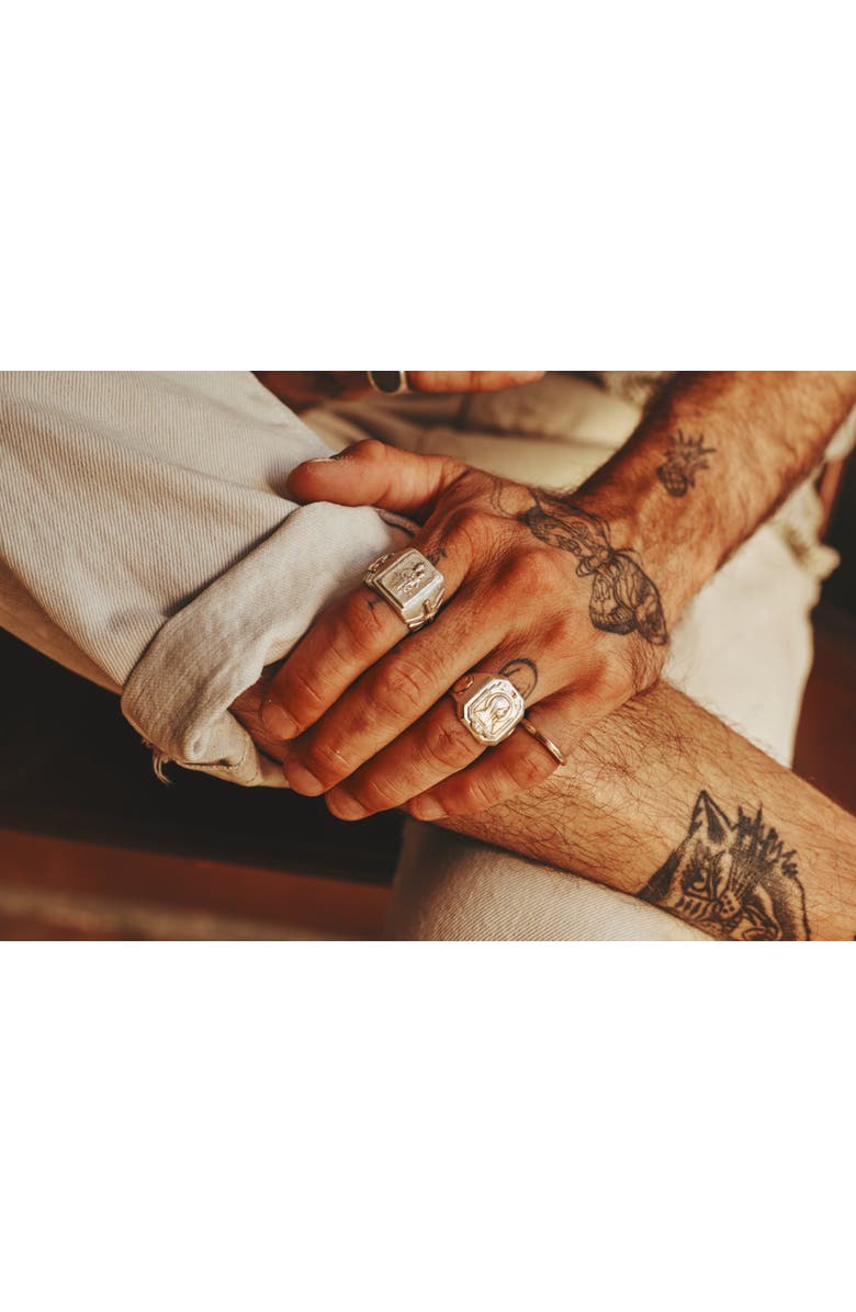 SAINT VAGABOND Mother Mary with Medallions Ring, Alternate, color, Sterling Silver With Brass