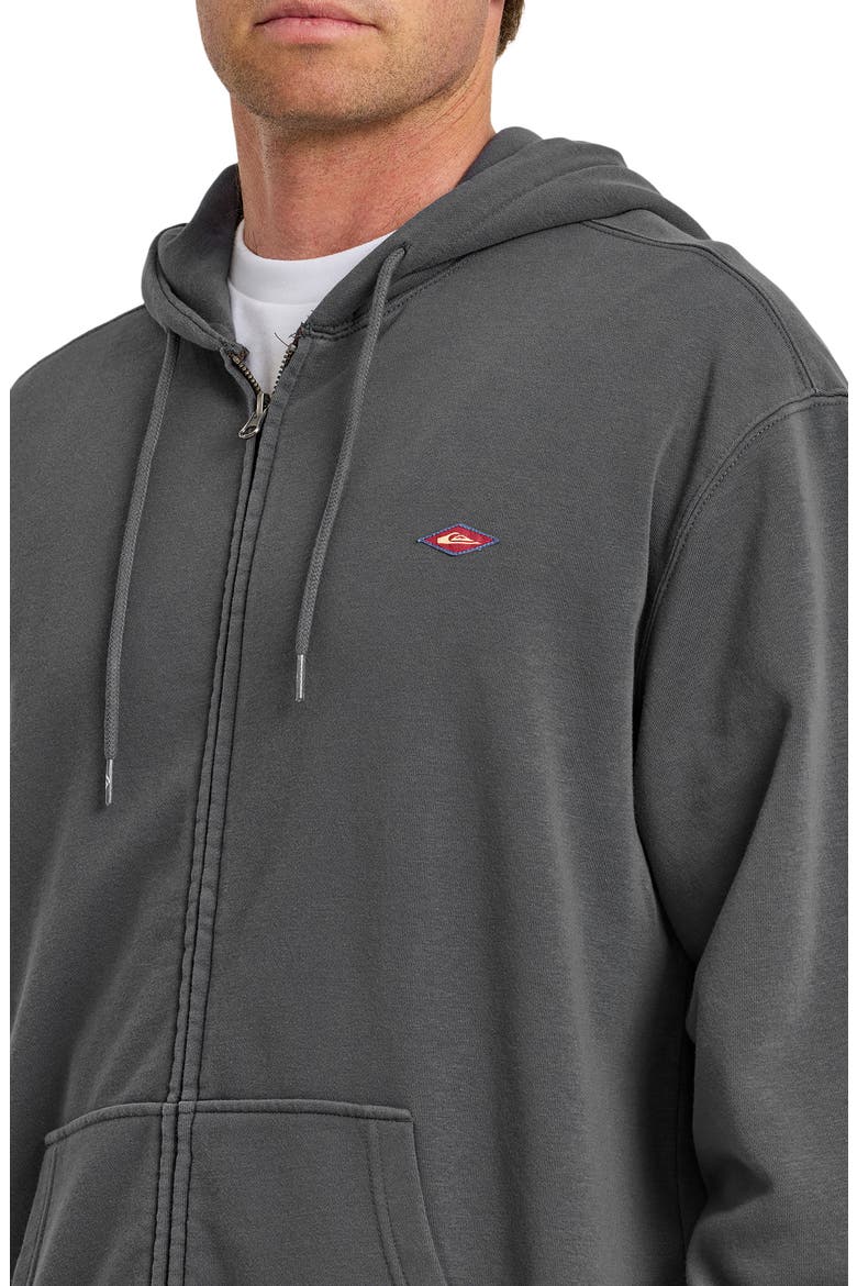 Saltwater Oversize Zip Hoodie, Alternate, color, IRON GATE