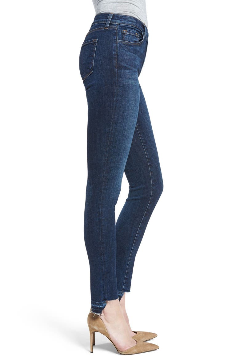 '811' Cutoff Step Hem Skinny Jeans, Alternate, color, MESMERIC