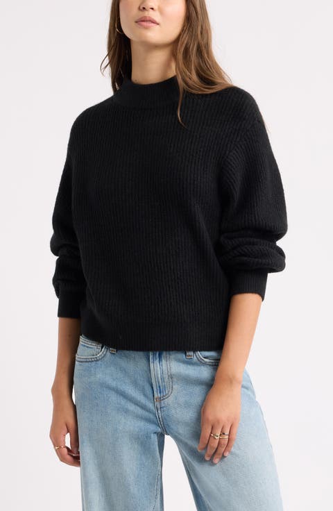 Everyday Easy Mock Neck Sweater
