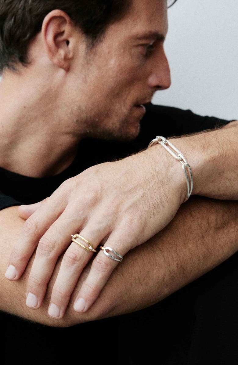 Kloto Ever Link Bracelet, Alternate, color, Silver