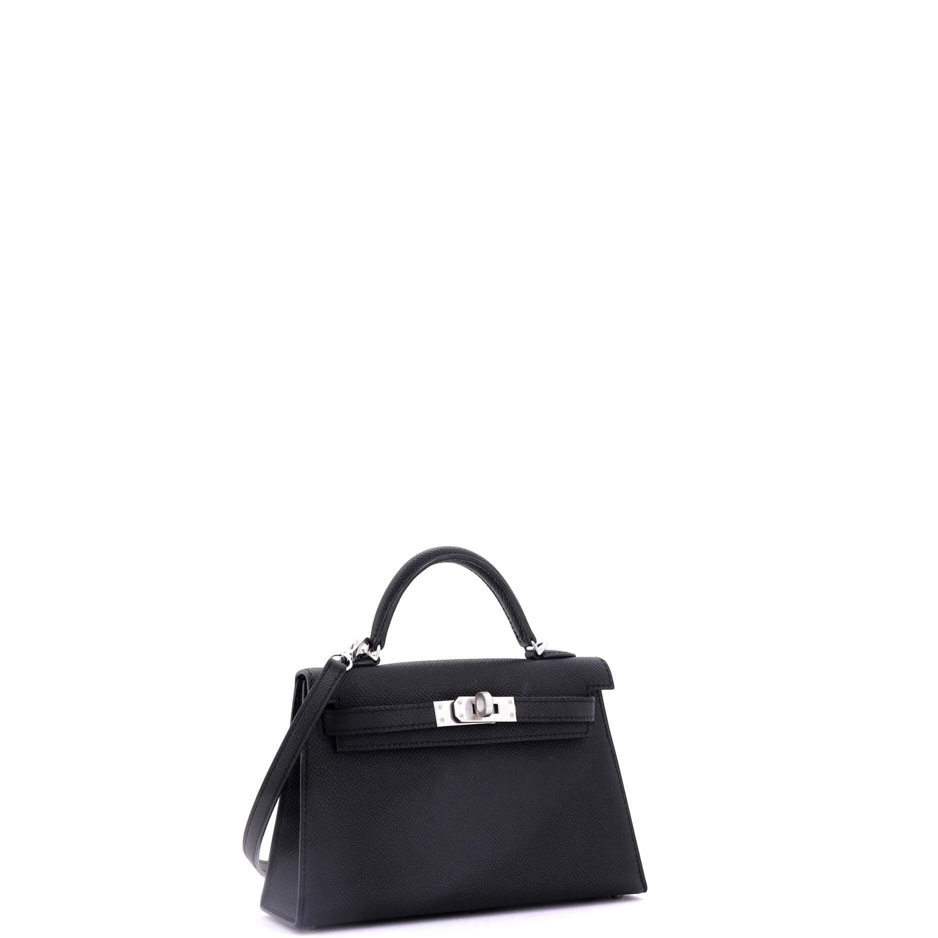 Kelly Mini Ii Bag Black Epsom With Palladium Hardware 20, Alternate, color, Black