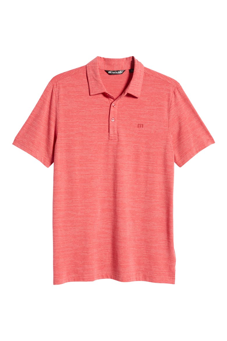 The Heater Solid Short Sleeve Performance Polo, Alternate, color, HEATHER SCOOTER