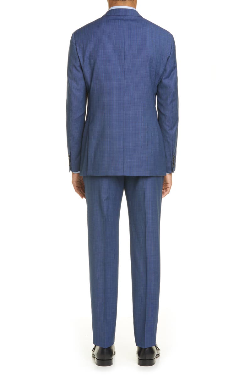 Emporio Armani G Line Trim Fit Check Wool Suit, Alternate, color, 