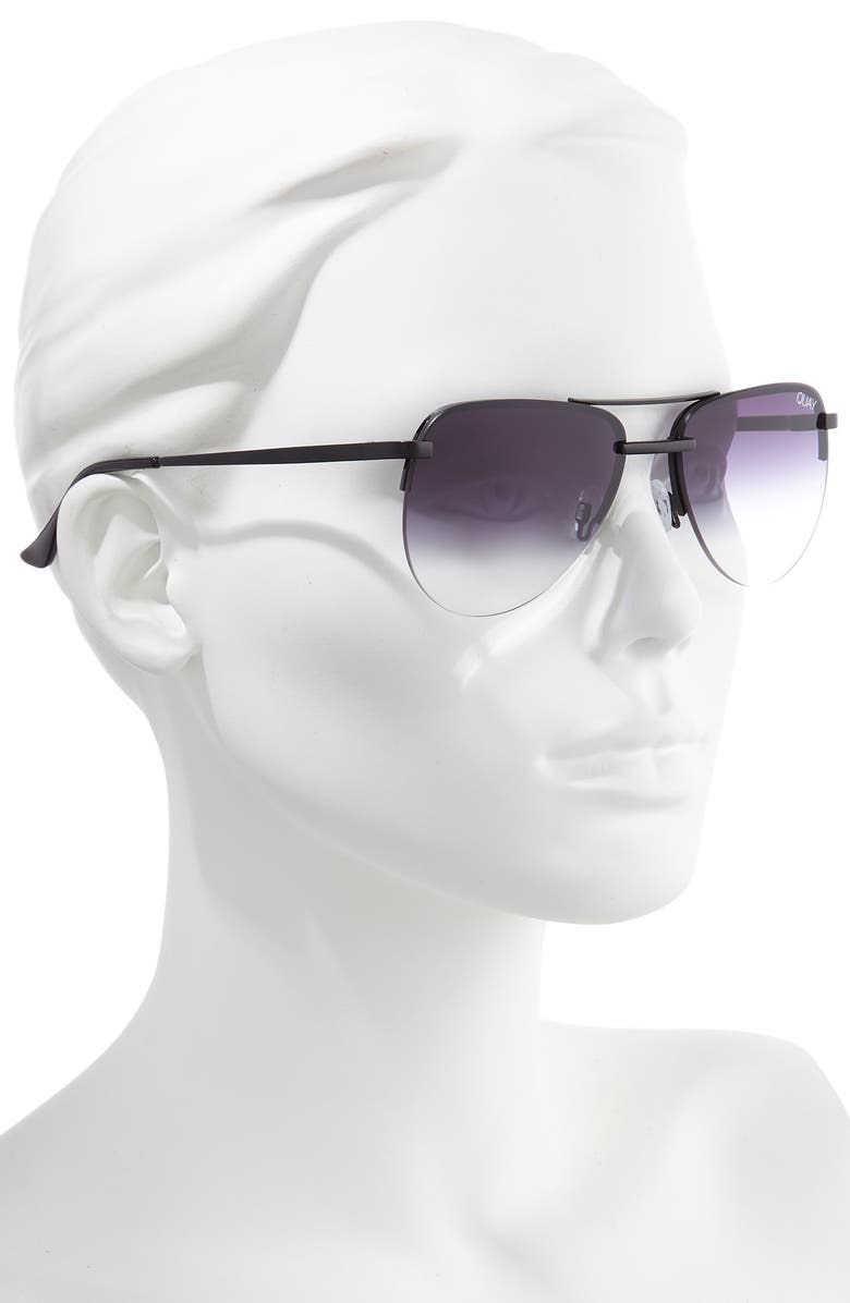 QUAY Australia The Playa Mini 54mm Aviator Sunglasses, Alternate, color, 