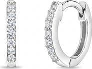 In Season Jewelry Multi Cubic Zirconia Hoop Earrings