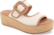 Gentle Souls Vadylin Platform Wedge Slide Sandal
