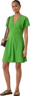 Hush Grace Air Flow V-Neck Mini Dress