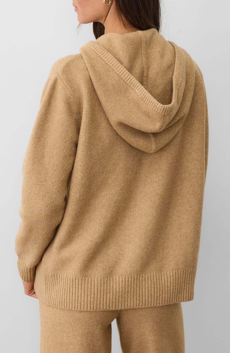 Marine Layer Chalet Knit Hoodie, Alternate, color, Toffee