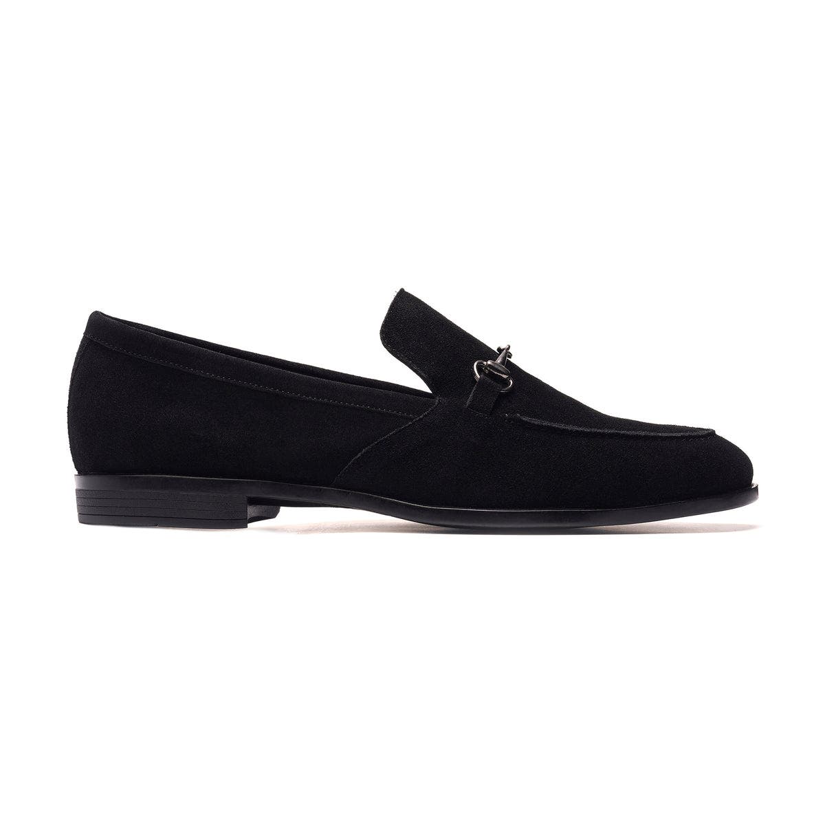 CARLOS SANTANA Louis Bit Loafer, Main, color, Black Suede