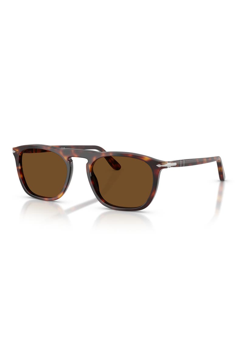 Gae 55mm Polarized Square Sunglasses, Alternate, color, HAVANA / POLAR BROWN