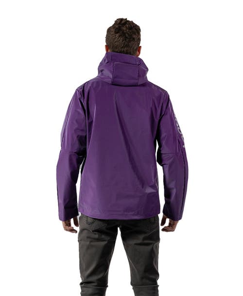 Woodpecker Wind Rain Shell Jacket In Purple