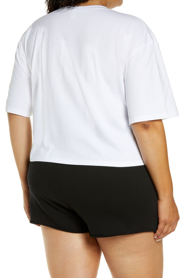 Cool Girl Crop T-Shirt, Alternate, color, WHITE